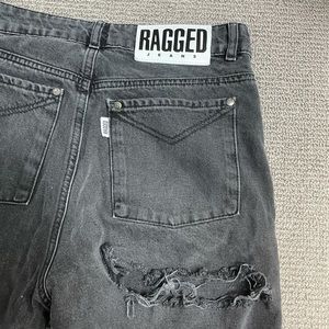 The Ragged Priest Back Rip Mom Jeans